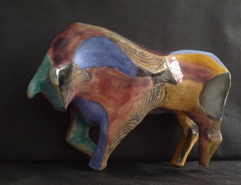 Original Art Deco Animal Sculpture by Mira Kosta