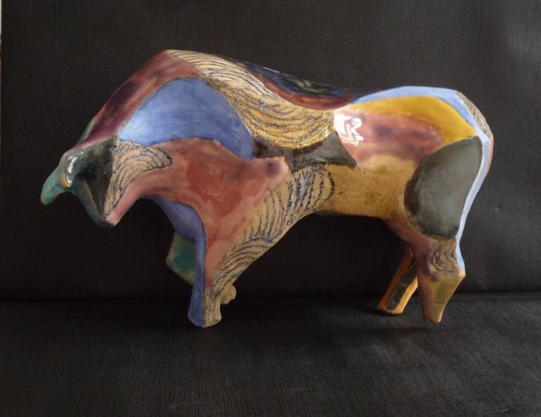 Original Art Deco Animal Sculpture by Mira Kosta