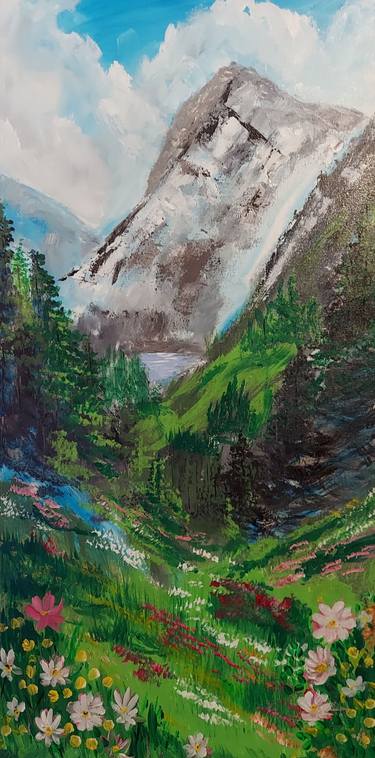 Original Conceptual Nature Painting by Jeff Montalvo