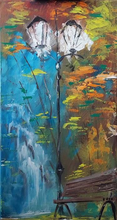 Original Abstract Seasons Paintings by Jeff Montalvo
