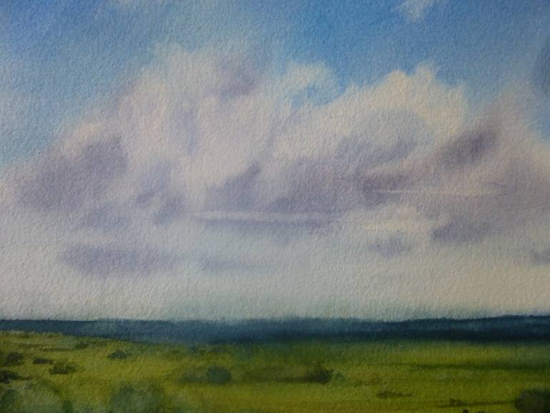 Original Impressionism Landscape Painting by Anastasiia Kolokolova