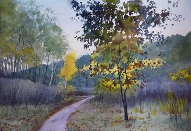 Original Landscape Painting by Anastasiia Kolokolova