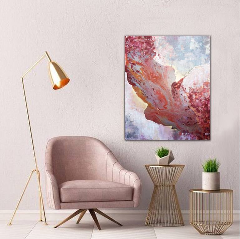 Original Abstract Expressionism Abstract Painting by Gabriela Aguerrea