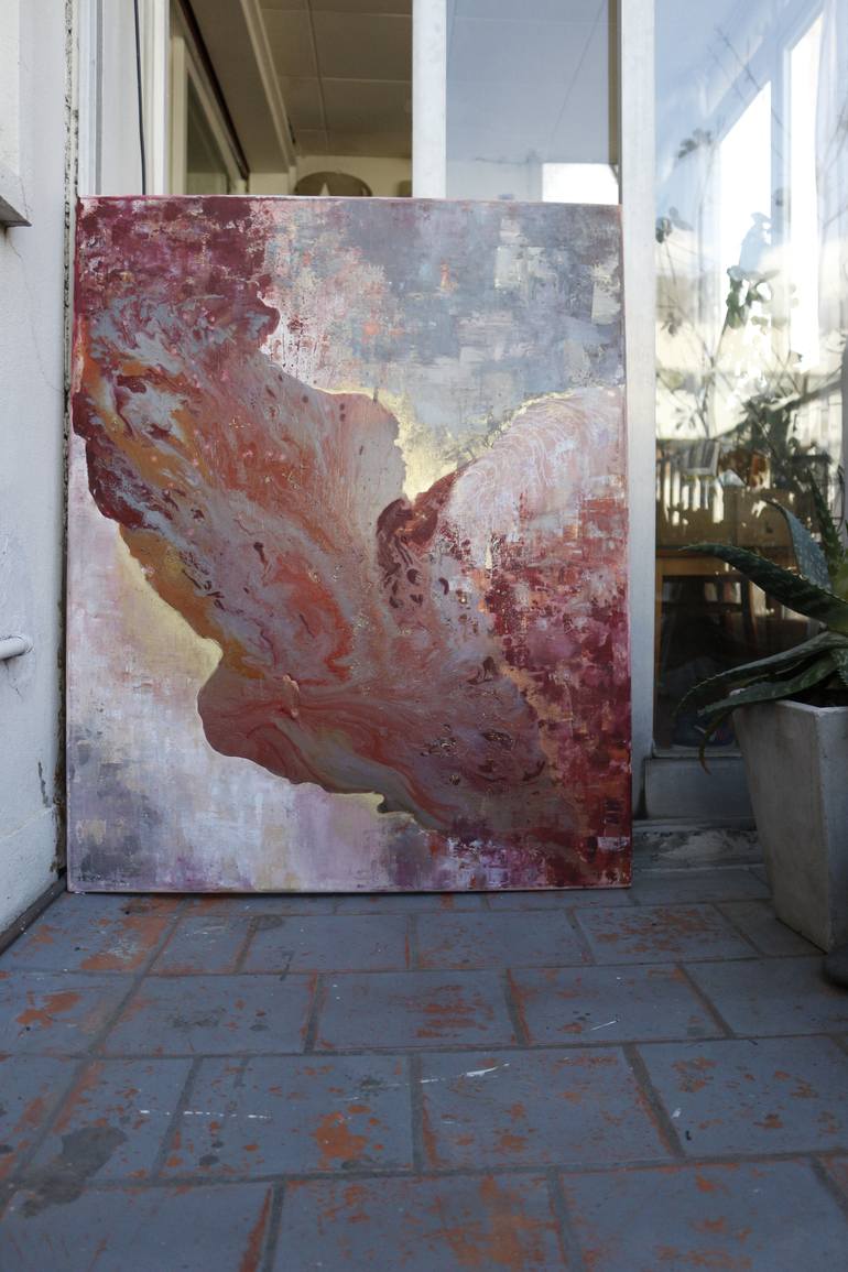 Original Abstract Expressionism Abstract Painting by Gabriela Aguerrea