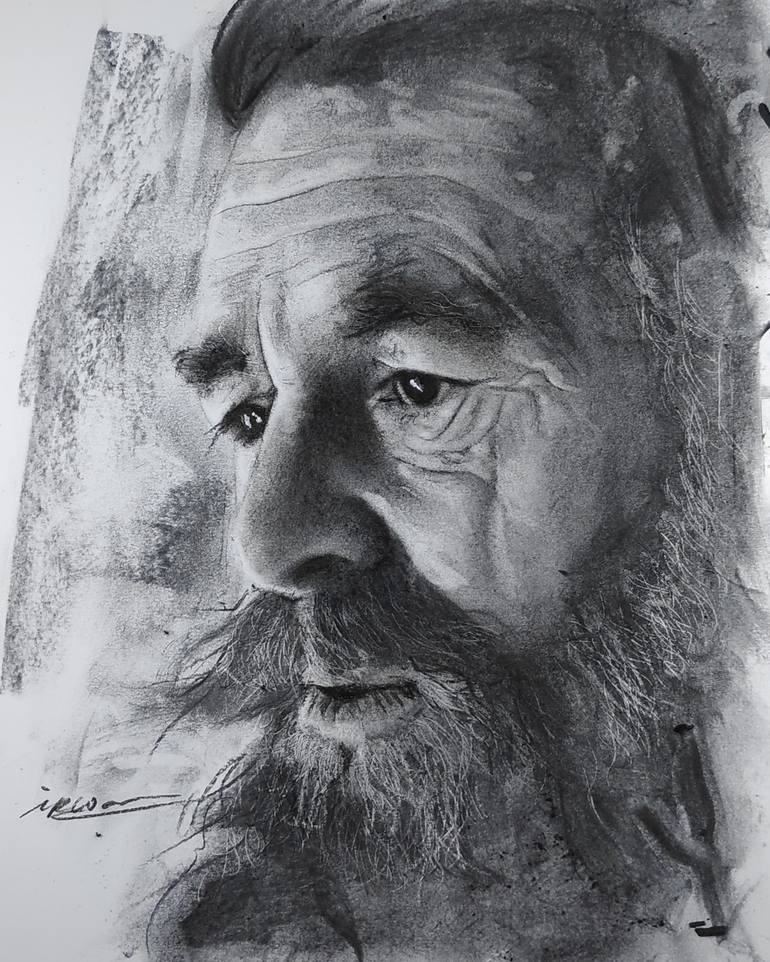 Charcoal on paper Drawing by Irwan Udin | Saatchi Art