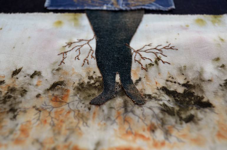 Original Illustration Body Collage by Erika Lujano