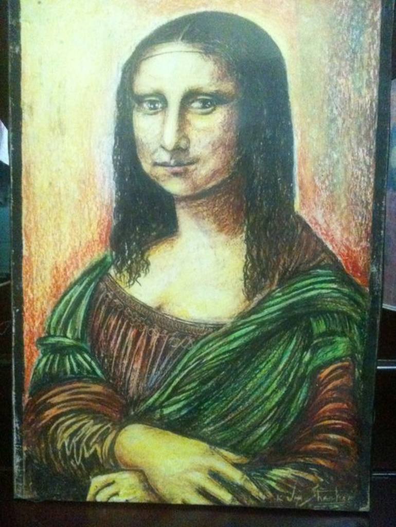 MonaLisa Shan Painting by Shan Kannan