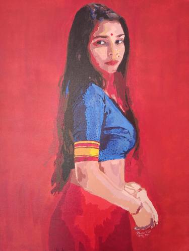 Original Portraiture Portrait Paintings by Bhaskar Patil