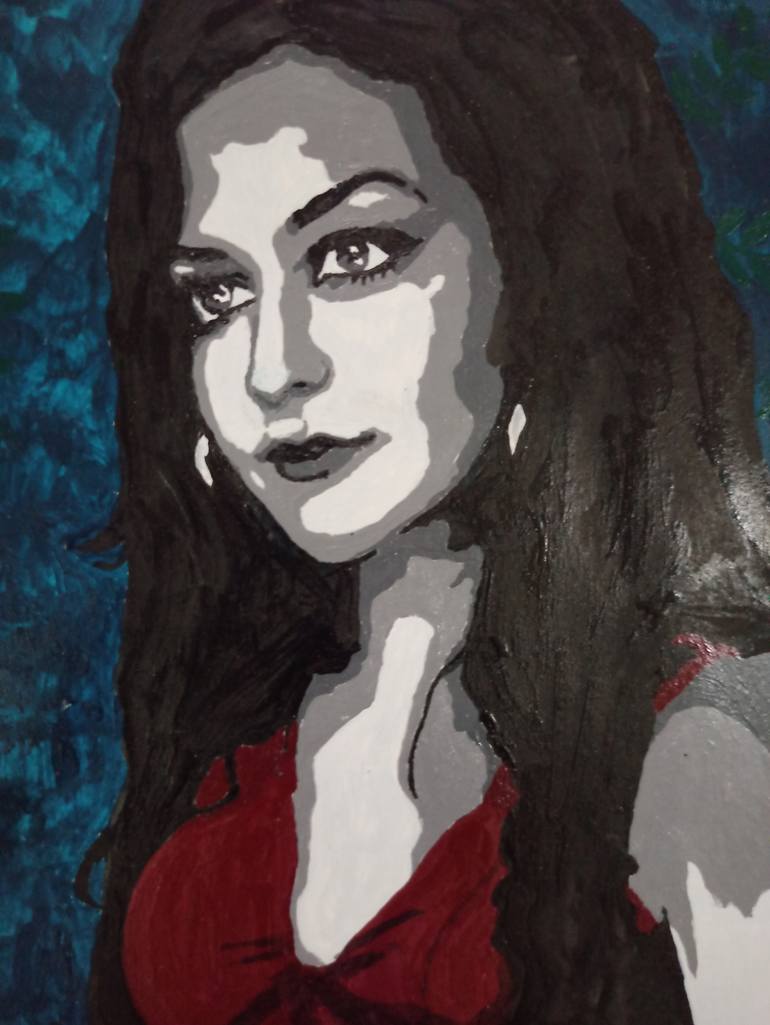 Original Figurative Portrait Painting by Bhaskar Patil