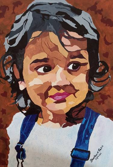 Original Expressionism Portrait Paintings by Bhaskar Patil