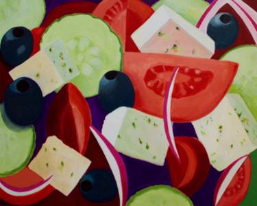 Original Cuisine Paintings by Toni Silber-Delerive