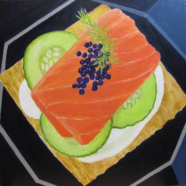 Original Realism Food & Drink Paintings by Toni Silber-Delerive