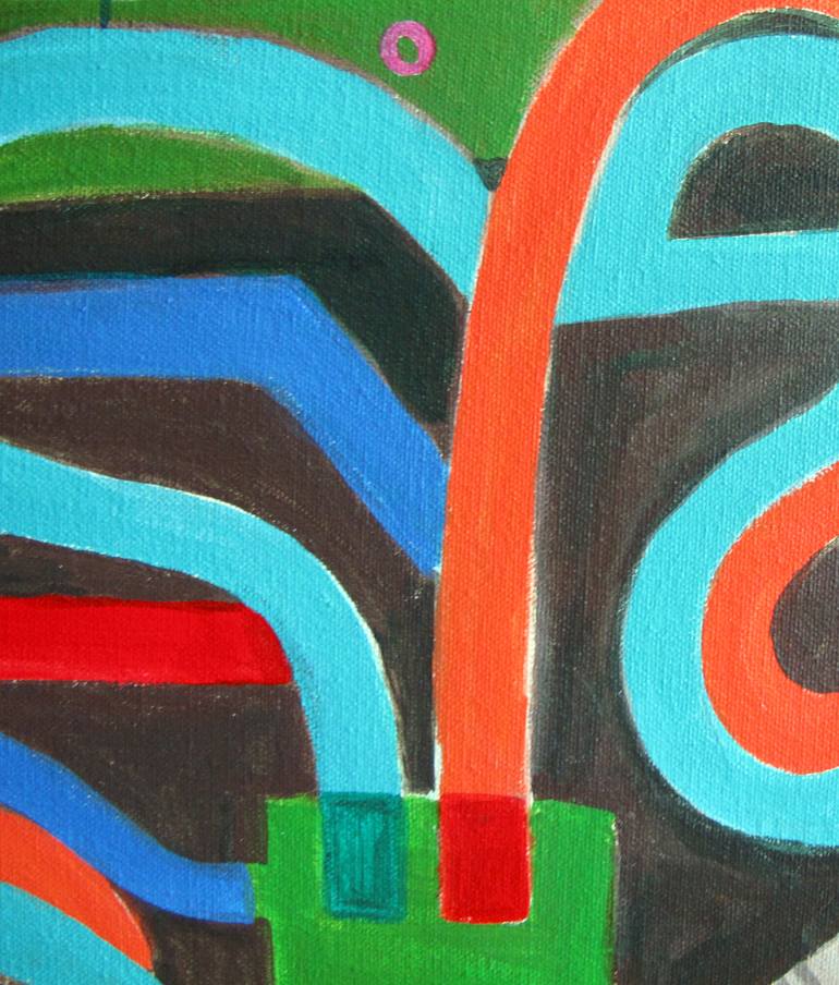 Original Abstract Other Painting by Toni Silber-Delerive