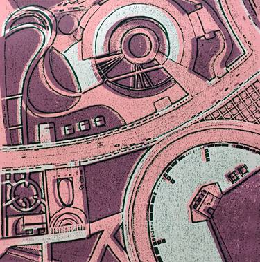 Print of Aerial Printmaking by Toni Silber-Delerive