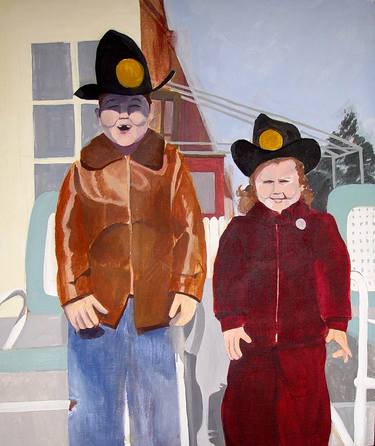Print of Expressionism Family Paintings by Toni Silber-Delerive