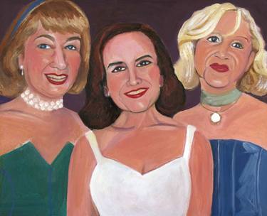 Original Women Paintings by Toni Silber-Delerive