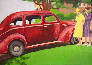Print of Car Paintings by Toni Silber-Delerive