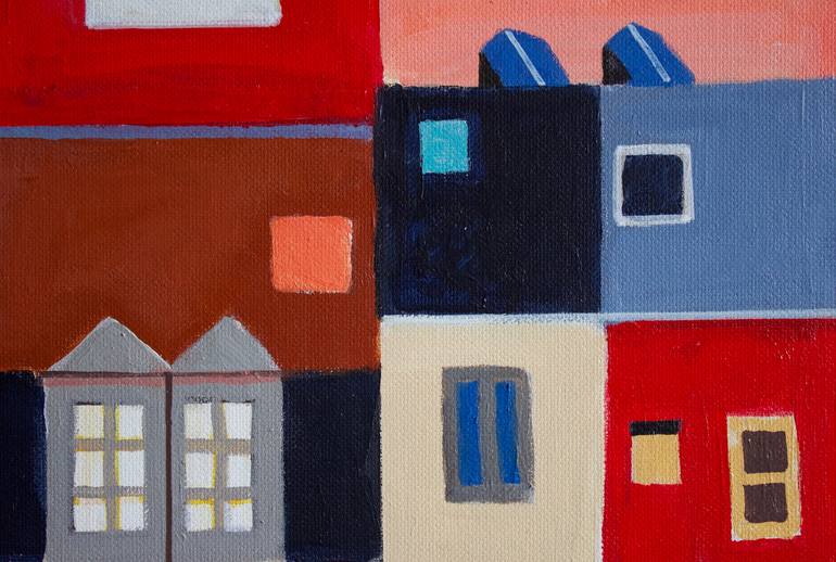 Original Minimalism Places Painting by Toni Silber-Delerive