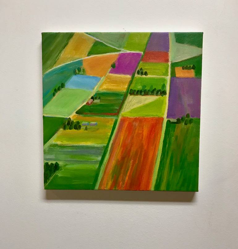 Original Abstract Expressionism Other Painting by Toni Silber-Delerive
