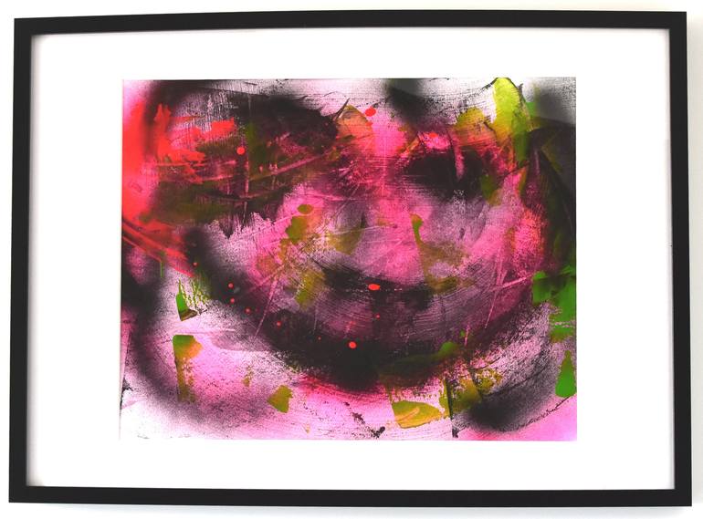 Original Abstract Graffiti Painting by Wendy Busser
