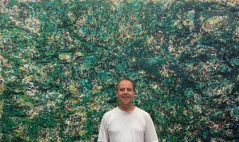 Original Abstract Painting by Brane Korez