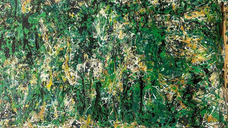 Original Abstract Painting by Brane Korez