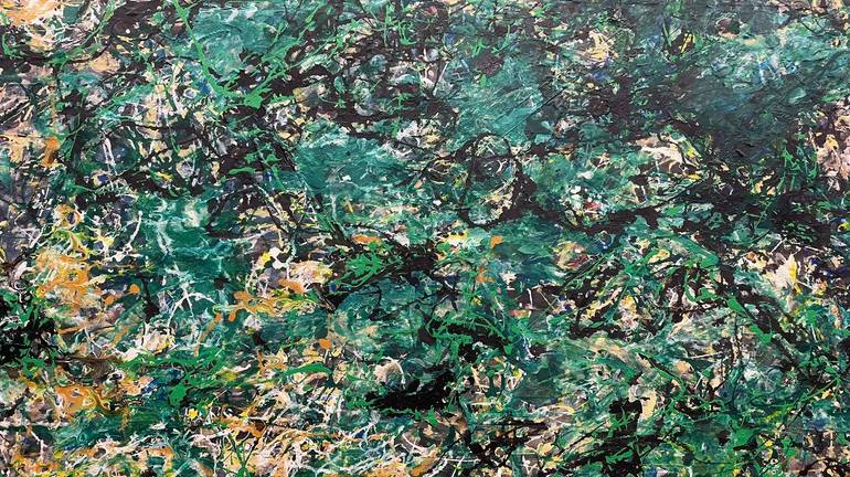 Original Abstract Painting by Brane Korez