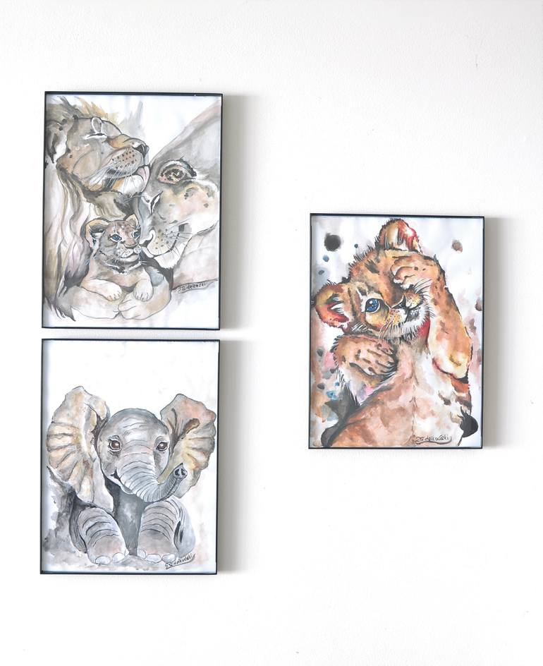Original Other Animal Painting by Iryna Sidelkovski