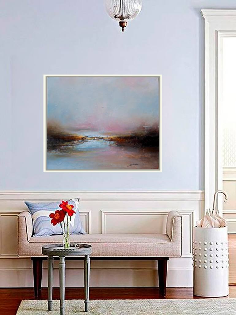 Original Figurative Landscape Painting by Ana Maria Gonzalez Jimenez