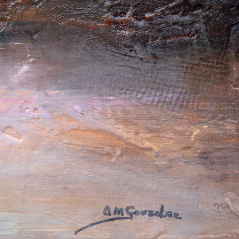 Original Figurative Landscape Painting by Ana Maria Gonzalez Jimenez