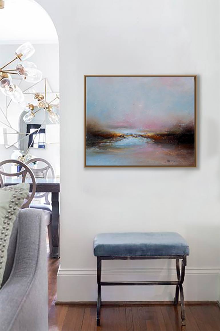 Original Figurative Landscape Painting by Ana Maria Gonzalez Jimenez