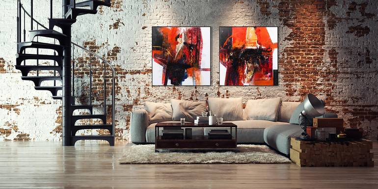 Original Abstract Painting by Ana Maria Gonzalez Jimenez