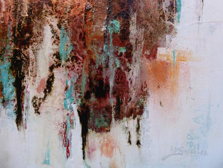 Original Abstract Expressionism Abstract Painting by Ana Maria Gonzalez Jimenez