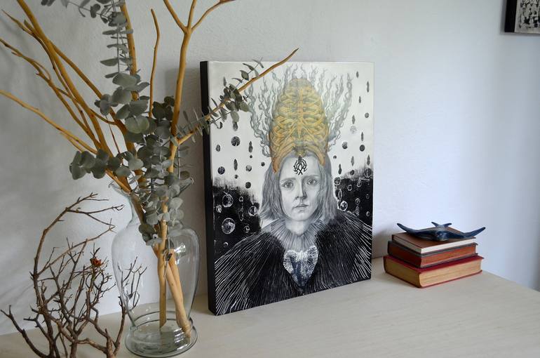 Original Figurative People Painting by Daniel Bahena