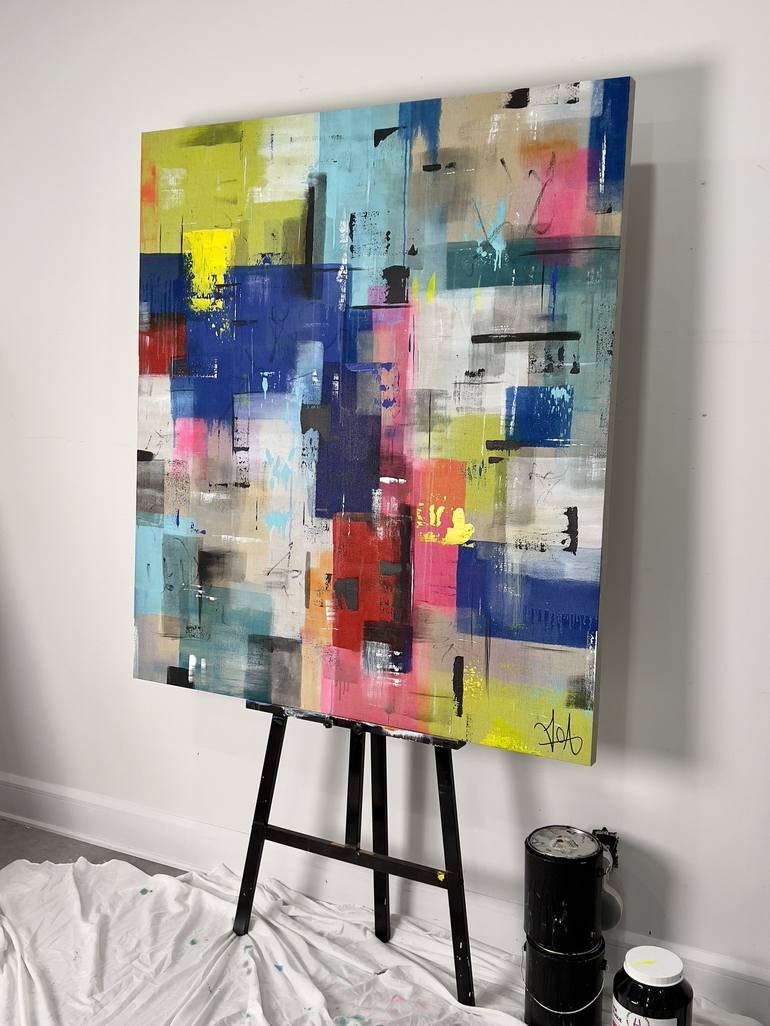 Original Abstract Painting by Joanie Remillard