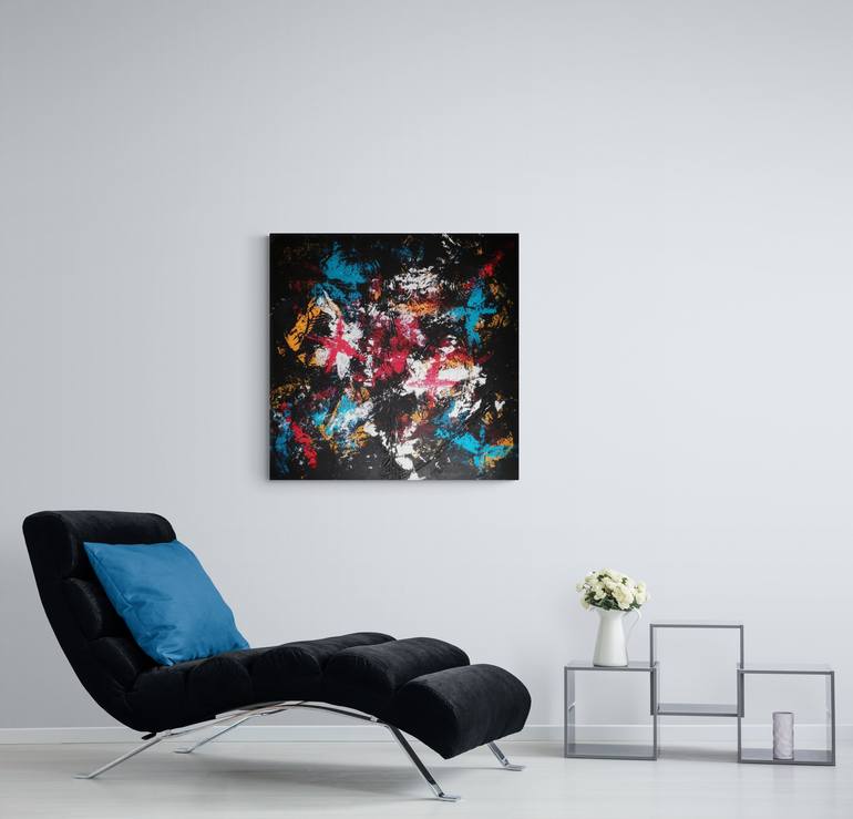 Original Abstract Expressionism Abstract Painting by Marco Galli