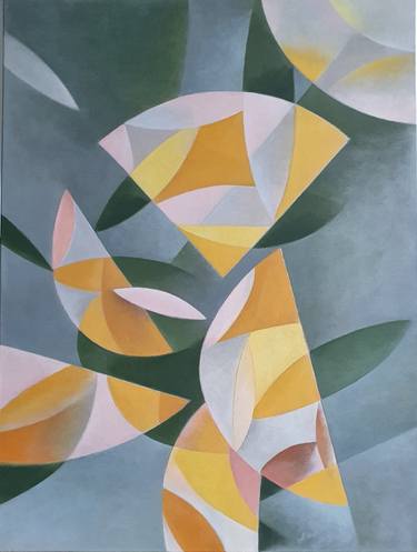 Original Modern Abstract Paintings by Miranda Woollett