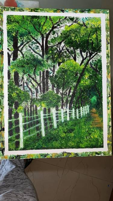 Original Street Art Landscape Paintings by Purvasha Roy