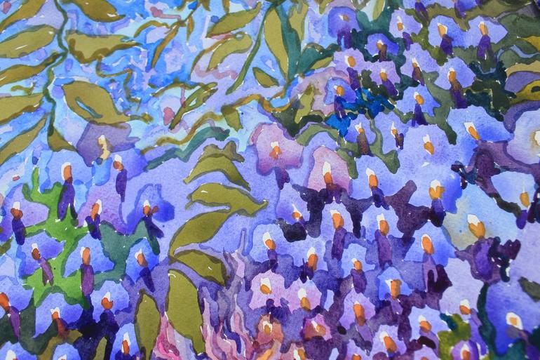 Original Floral Painting by Tanbelia art