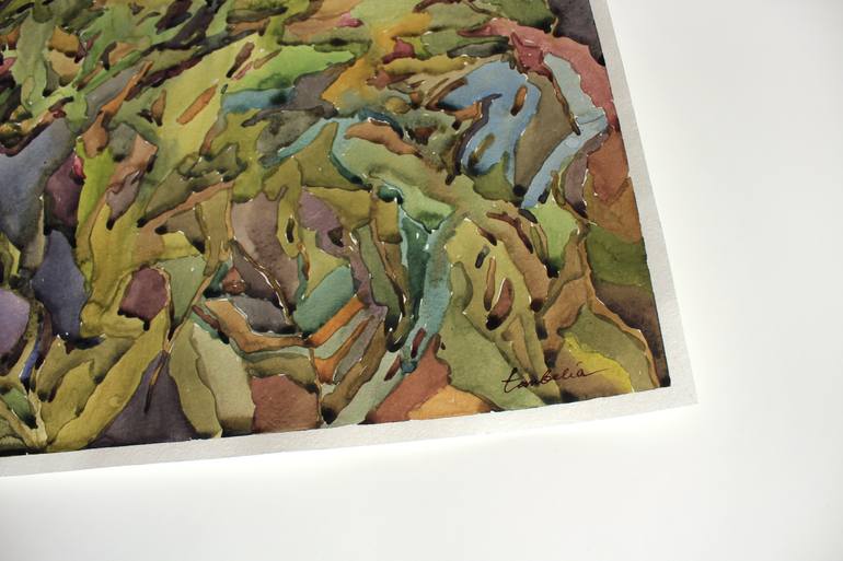 Original Abstract Nature Painting by Tanbelia Art