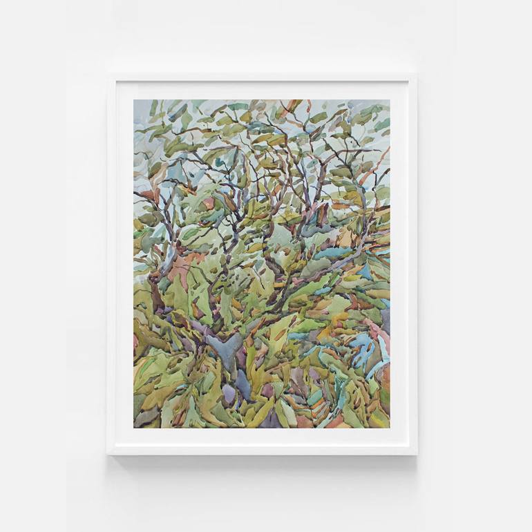 Original Abstract Nature Painting by Tanbelia Art