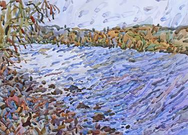 Print of Impressionism Water Paintings by Tanbelia art