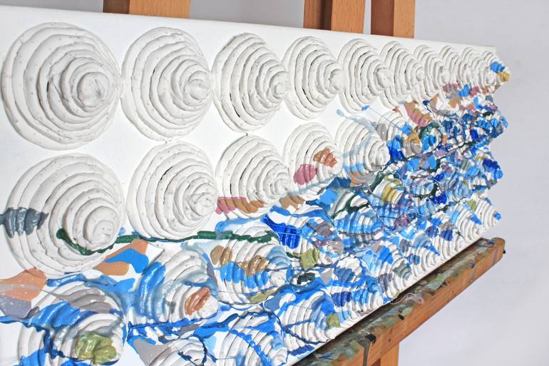 Original Impressionism Abstract Painting by Tanbelia Art