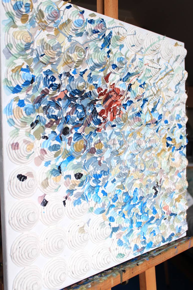 Original Abstract Expressionism Abstract Painting by Tanbelia Art