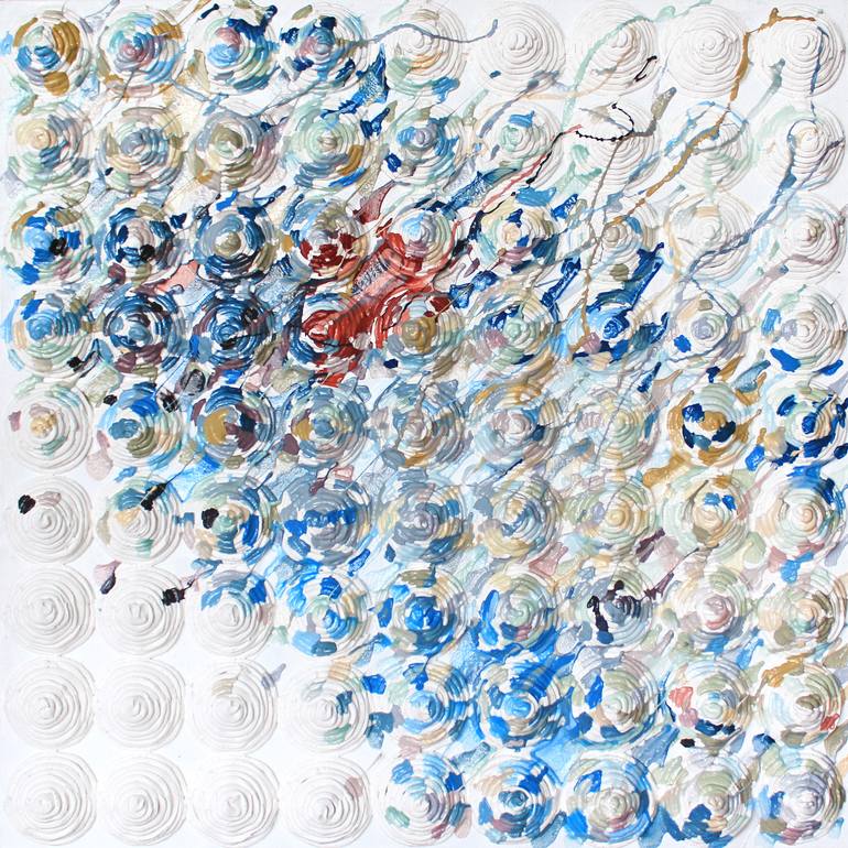 Original Abstract Expressionism Abstract Painting by Tanbelia Art