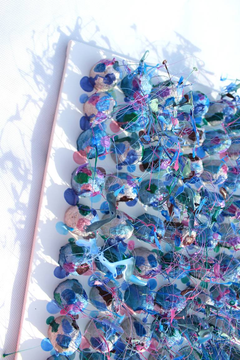 Original Abstract Expressionism Abstract Sculpture by Tanbelia Art