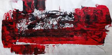 Original Abstract Expressionism Abstract Paintings by Iryna Calinicenco