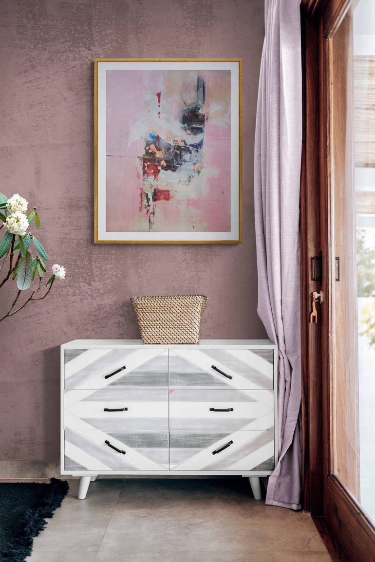 Original Abstract Expressionism Abstract Painting by Iryna Calinicenco