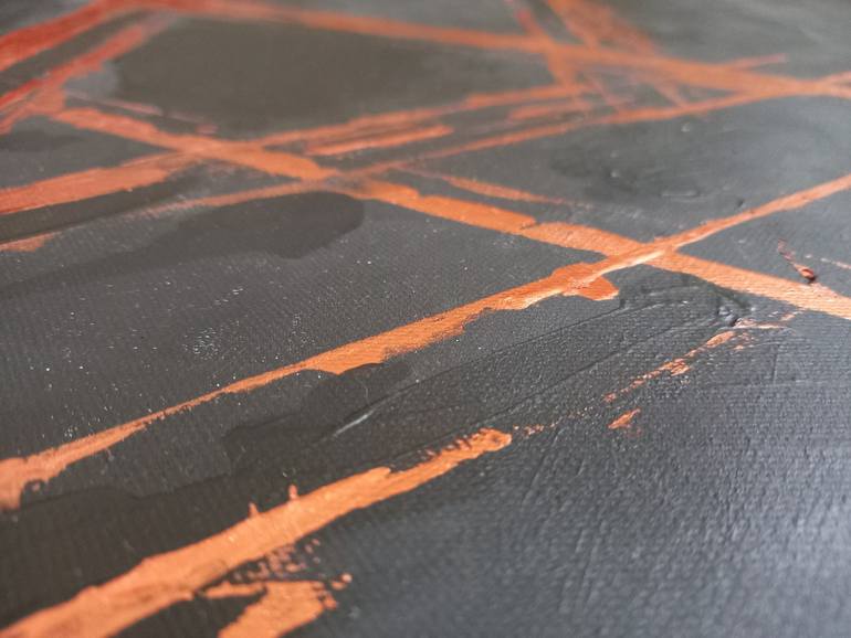 Original Abstract Landscape Painting by Iryna Calinicenco