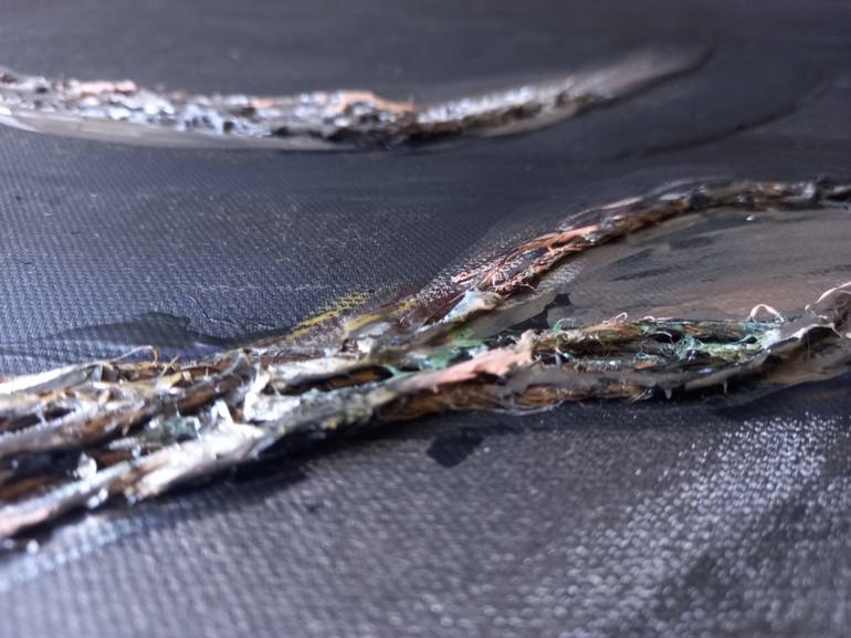 Original Abstract People Mixed Media by Iryna Calinicenco